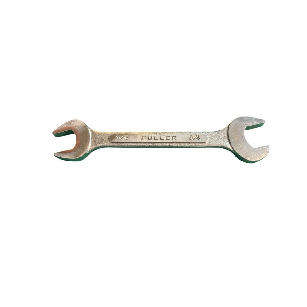 Vintage Fuller 11/16 3/4 Forged Alloy Double Open-End Wrench KTC Japan 7.25"